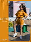 Yellow Colour MOON CHILDREN Cap Top And Shorty Western style Party Wear Imported Kids Girls Wear Collection MOON 05